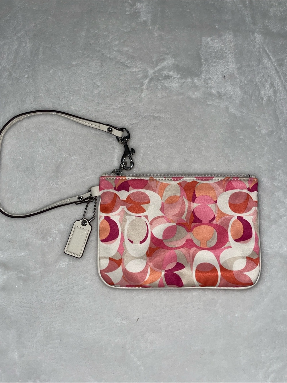 Coach Multi-Color Daisy Kaleidoscope Print Wristlet